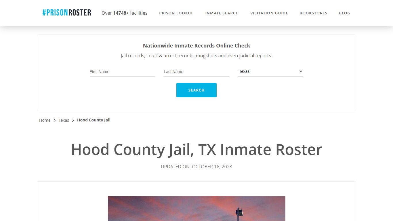 Hood County Jail, TX Inmate Roster - Prisonroster